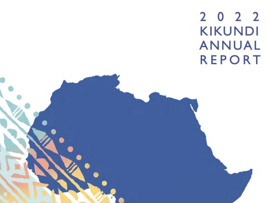 Screenshot of the cover page of report